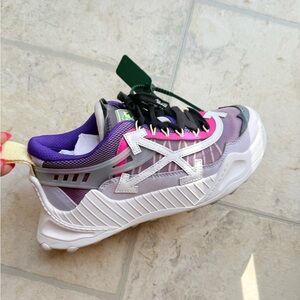 Off-White Purple and Pink Chunky Sneakers in GREAT CONDITION